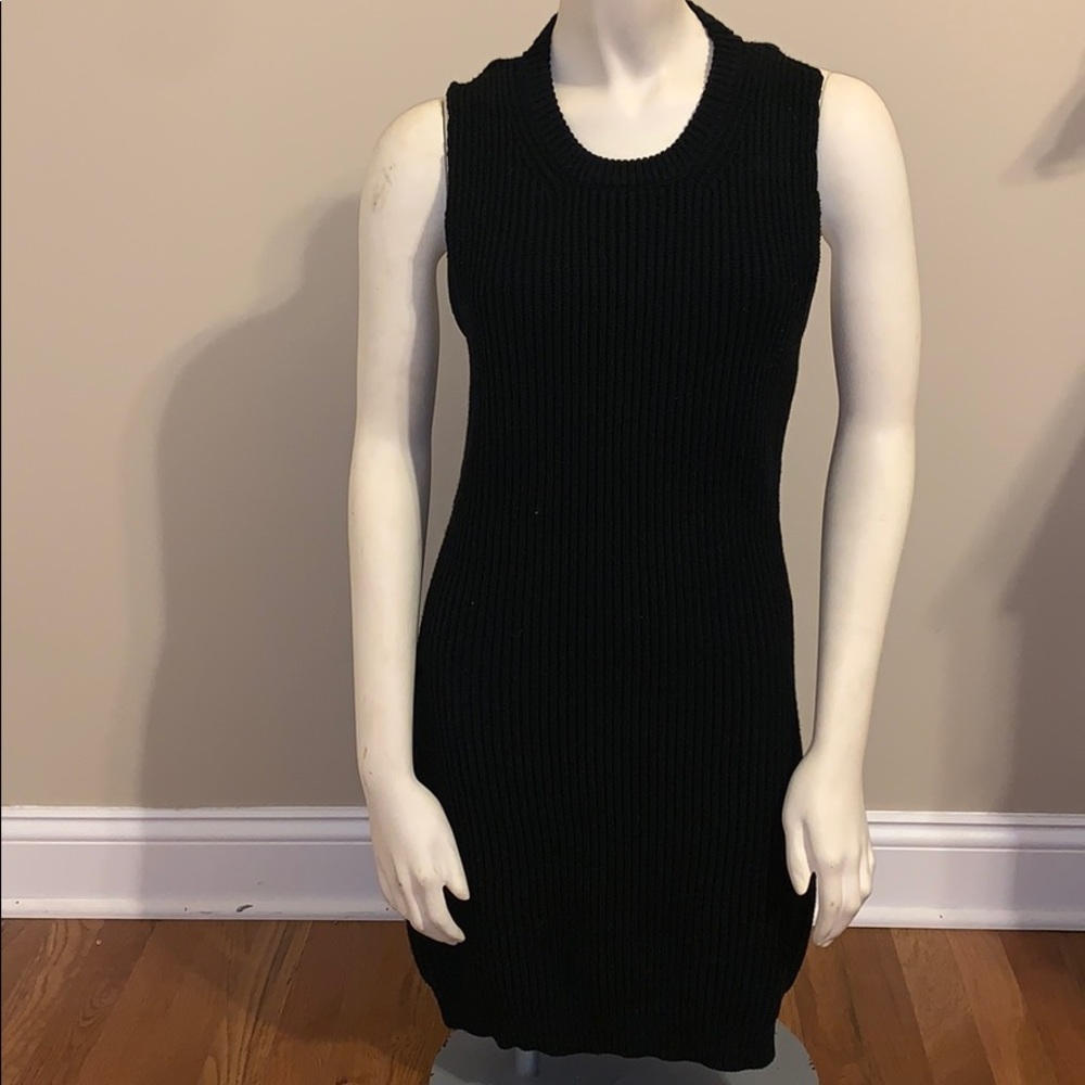 Black mini dress